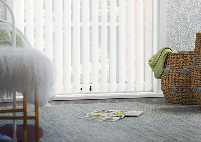 Roma, Peony White - Vertical Blind - Image 5